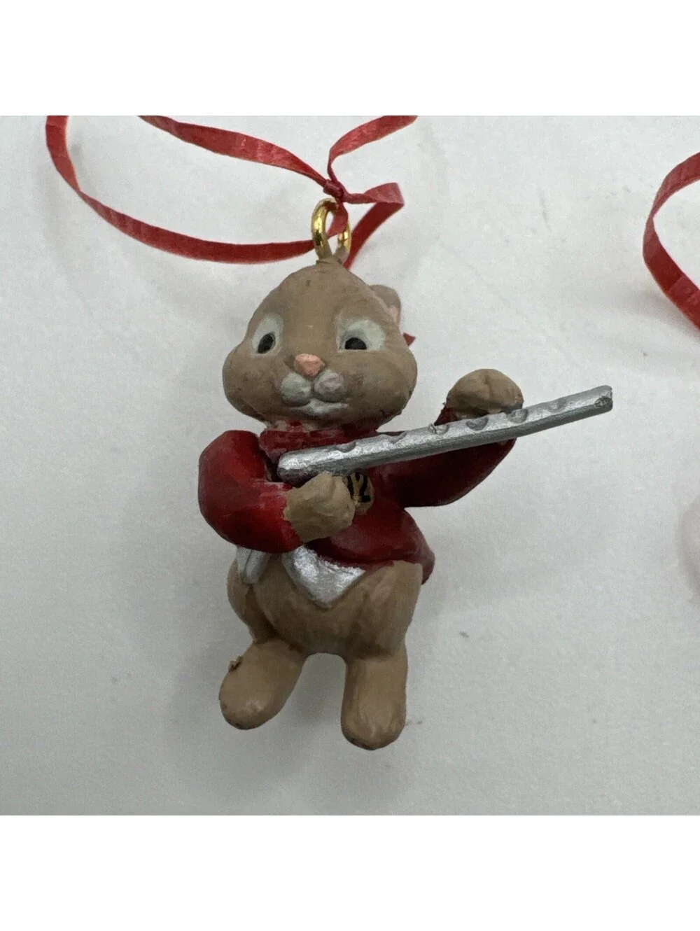 Hallmark 1992 Keepsake Miniature Ornament Harmony Trio Set of 3 Pig Fox Bunny